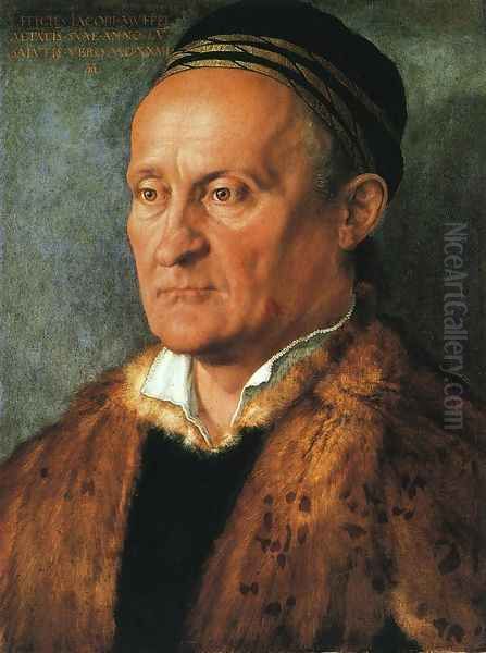 Portrait of Jakob Muffel Oil Painting by Albrecht Durer