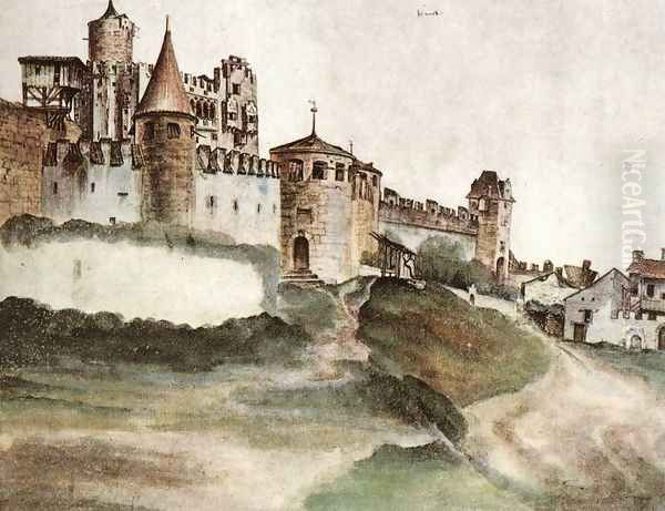 The Castle at Trento Oil Painting by Albrecht Durer