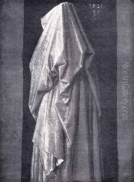 Study Of Drapery Oil Painting by Albrecht Durer