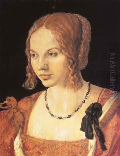 Portrait of a Young Venetian Woman I Oil Painting by Albrecht Durer