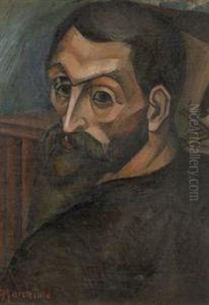 Autoportrait Oil Painting by Jean Hippolyte Marchand