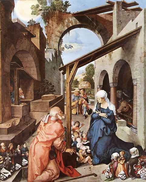 Paumgartner Altar (central panel) I Oil Painting by Albrecht Durer