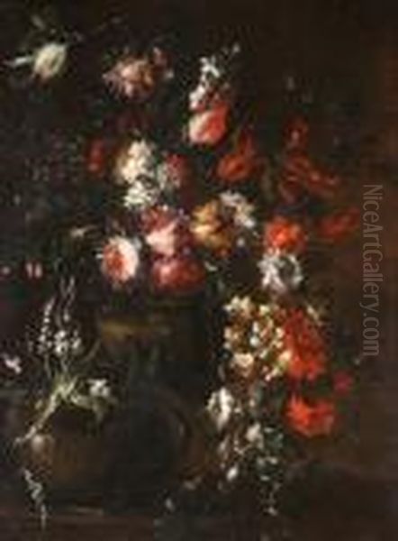 Natura Morta Di Fiori Oil Painting by Elisabetta Marchioni Active Rovigo