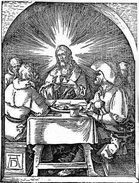 Supper at Emmaus Oil Painting by Albrecht Durer