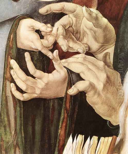 Christ Among the Doctors (detail 3) Oil Painting by Albrecht Durer