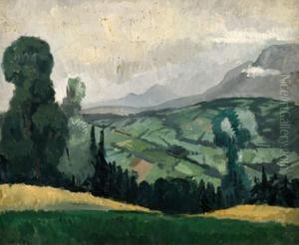  La Vallee (savoie), 1922  Oil Painting by Andre Mare