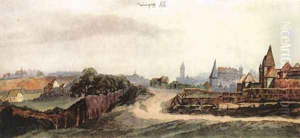 View of Nuremberg Oil Painting by Albrecht Durer