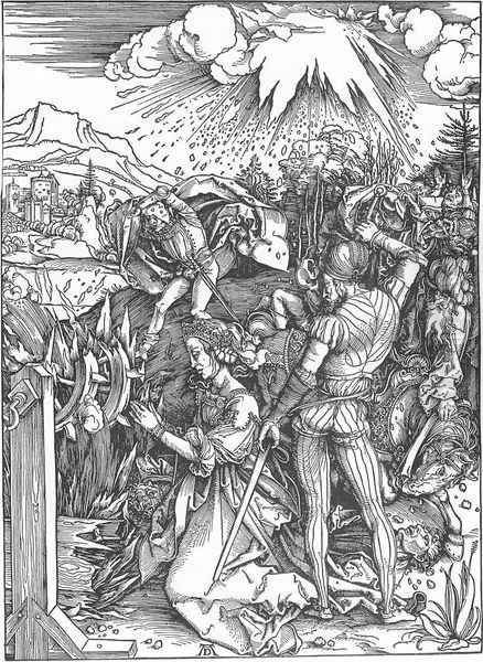 The Martyrdom of St Catherine Oil Painting by Albrecht Durer