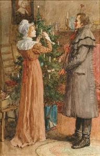 The First Noel Oil Painting by William Henry Margetson