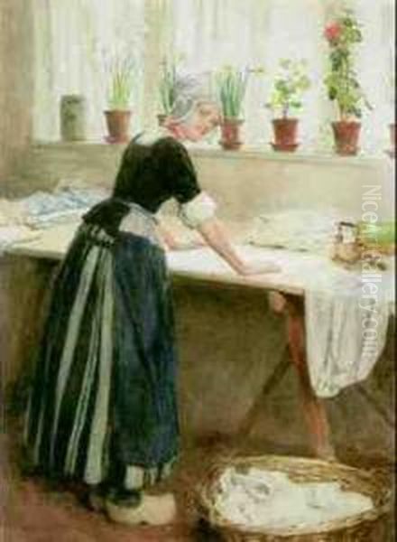 Come And Help Oil Painting by William Henry Margetson