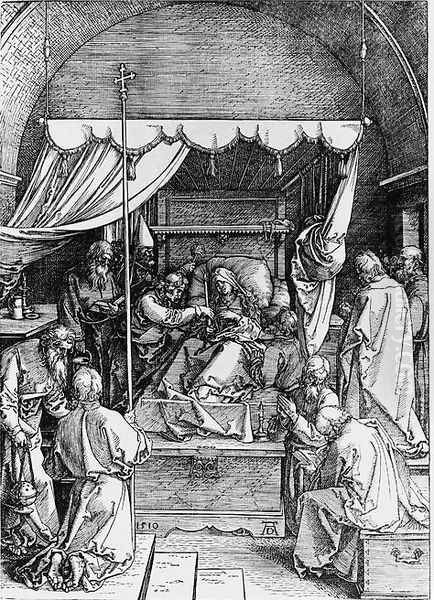 Death of the Virgin Oil Painting by Albrecht Durer