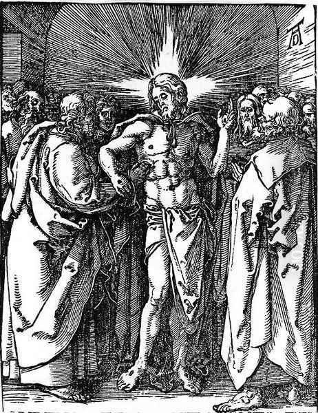 Christ Appearing to His Disciples Oil Painting by Albrecht Durer