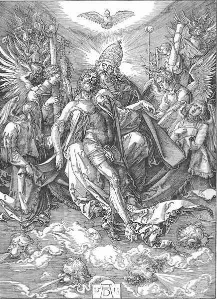 The Trinity Oil Painting by Albrecht Durer