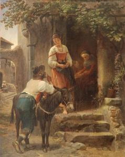 Lo Spasimante Oil Painting by Cesare Mariani