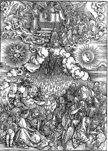 The Opening of the Fifth and Sixth Seals Oil Painting by Albrecht Durer