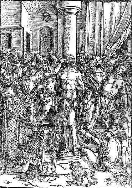 Flagellation Oil Painting by Albrecht Durer