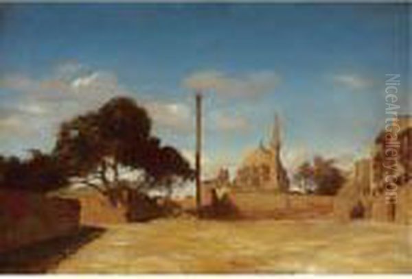 View Of Cairo Oil Painting by Prosper Georges Ant. Marilhat