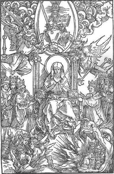 Illustration to Revelationes Sancte Birgitte 3 Oil Painting by Albrecht Durer