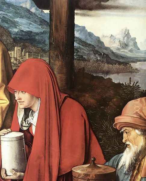 Lamentation for Christ (detail 3) Oil Painting by Albrecht Durer