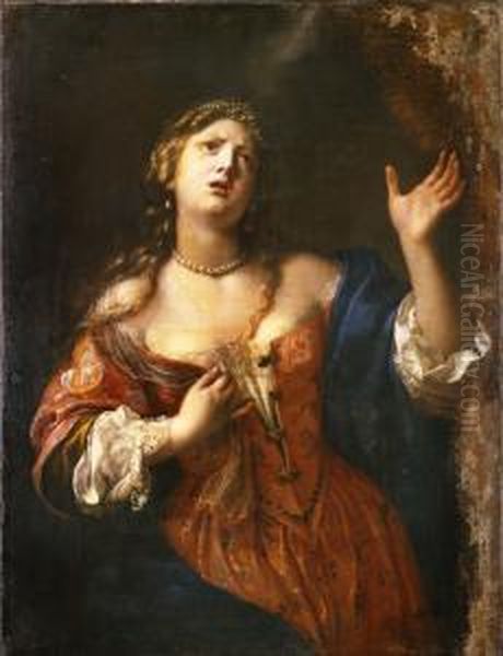 Semiramide (?) Oil Painting by Onorio Marinari