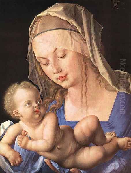 Madonna with the Cut Pear Oil Painting by Albrecht Durer