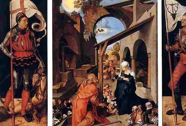 retable Paumgartner,munich Oil Painting by Albrecht Durer