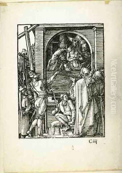 The Small Passion Ecce Homo Oil Painting by Albrecht Durer