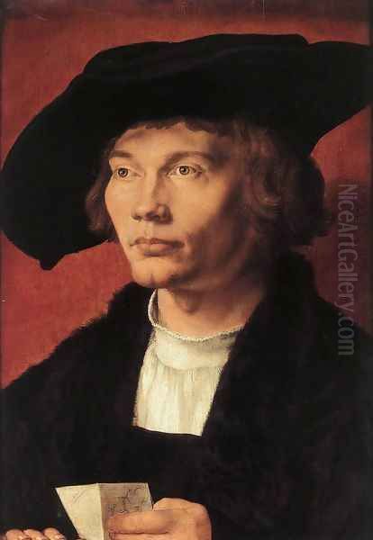 Portrait of Bernhard von Reesen Oil Painting by Albrecht Durer