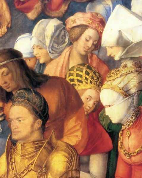 The Adoration of the Trinity (detail 4) Oil Painting by Albrecht Durer