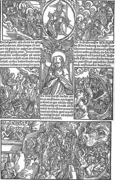 Illustration to Revelationes Sancte Birgitte 1 Oil Painting by Albrecht Durer