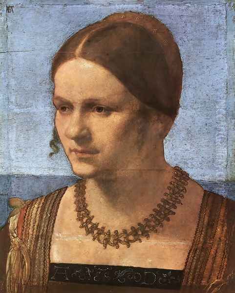 Portrait of a Venetian Woman Oil Painting by Albrecht Durer