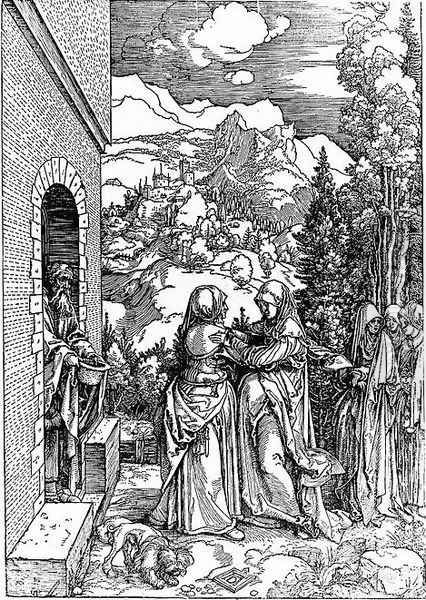 The Visitation Oil Painting by Albrecht Durer