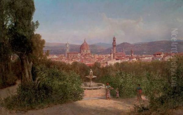 Veduta Di Firenze Oil Painting by Andreas Marko