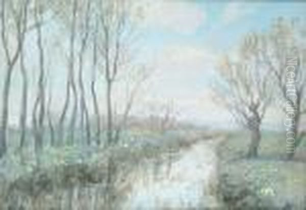 Near Arundel Oil Painting by Claude Marks