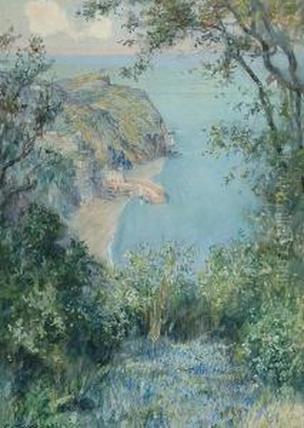 Clovelly, Cornwall Oil Painting by Claude Marks