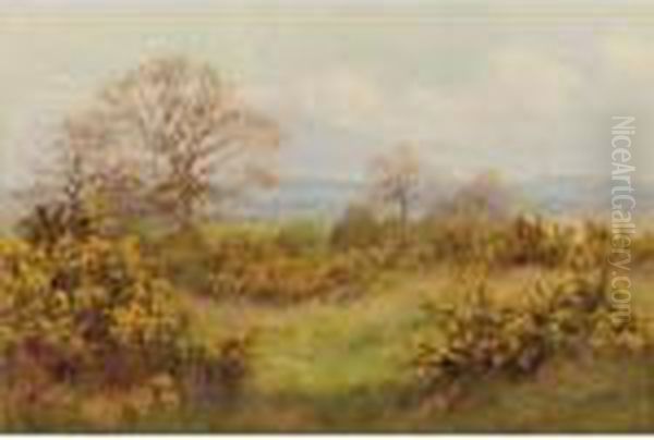 A Surrey Common Oil Painting by George Marks