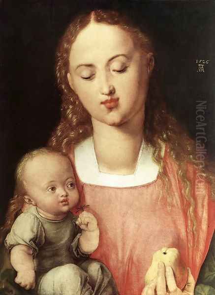 Madonna and Child with the Pear Oil Painting by Albrecht Durer