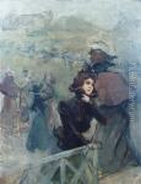 Untitled Oil Painting by Ludwig, Ludek Marold