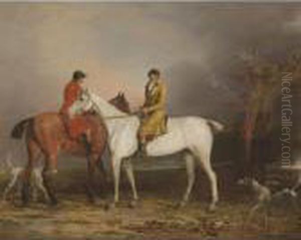 Thomas Oldacker Out Hunting Oil Painting by Benjamin Marshall