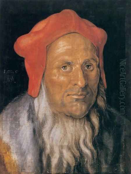 Portrait of a Man 3 Oil Painting by Albrecht Durer