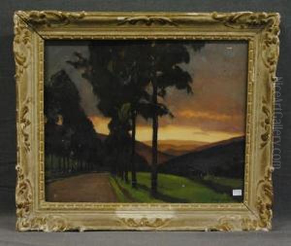 Vue De Stavelot, Trois-ponts Oil Painting by Alfred Martin