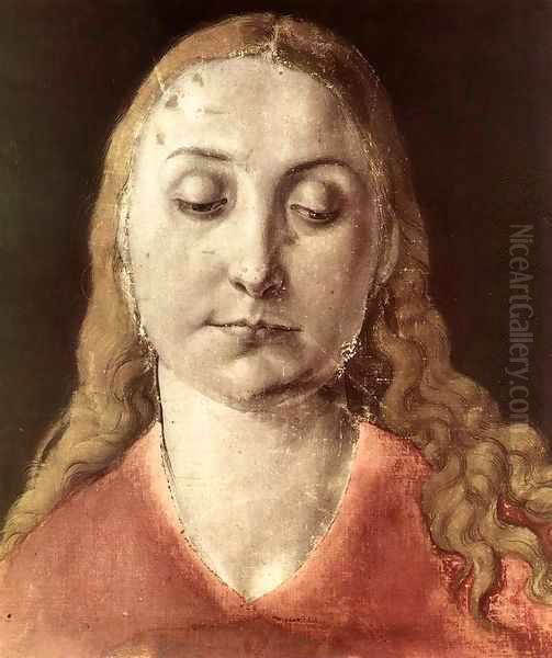 Head of a Woman 2 Oil Painting by Albrecht Durer