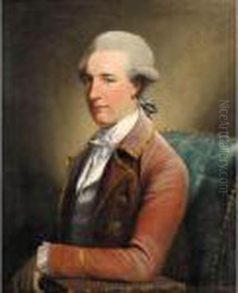 Portrait Of Thomas Mills Oil Painting by David Martin