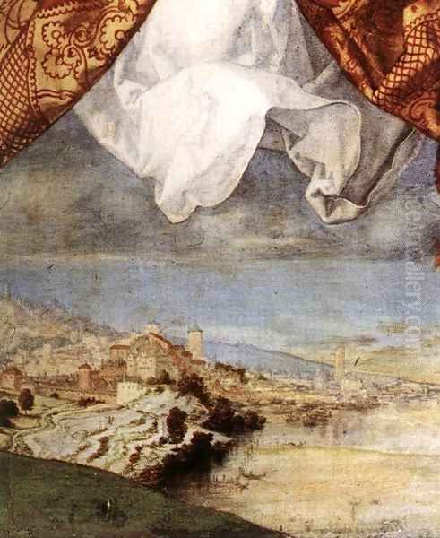 The Adoration of the Trinity (detail) 5 Oil Painting by Albrecht Durer