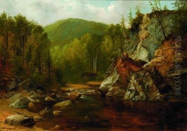 River View Oil Painting by Homer Dodge Martin