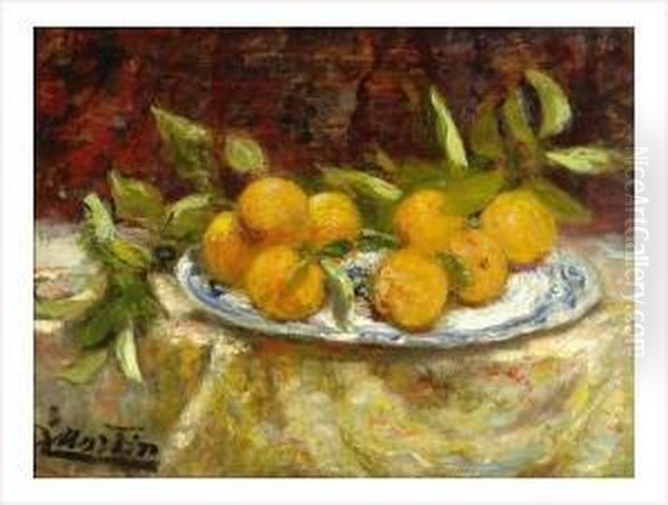 Nature Morte Aux Fruits Oil Painting by Jacques Martin