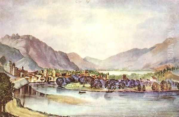 View of Trento 2 Oil Painting by Albrecht Durer