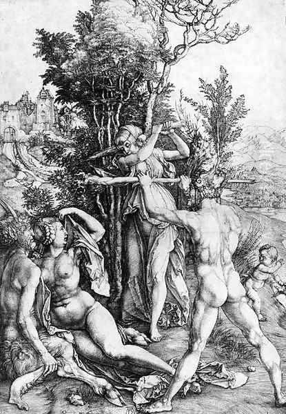 Hercules, or the Effects of Jealousy Oil Painting by Albrecht Durer