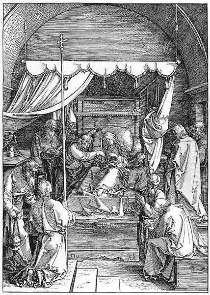 The Death of the Virgin, from The Life of the Virgin 2 Oil Painting by Albrecht Durer