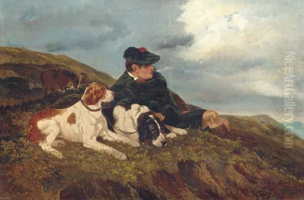 The Ghillie's Rest Oil Painting by Sylvester Martin